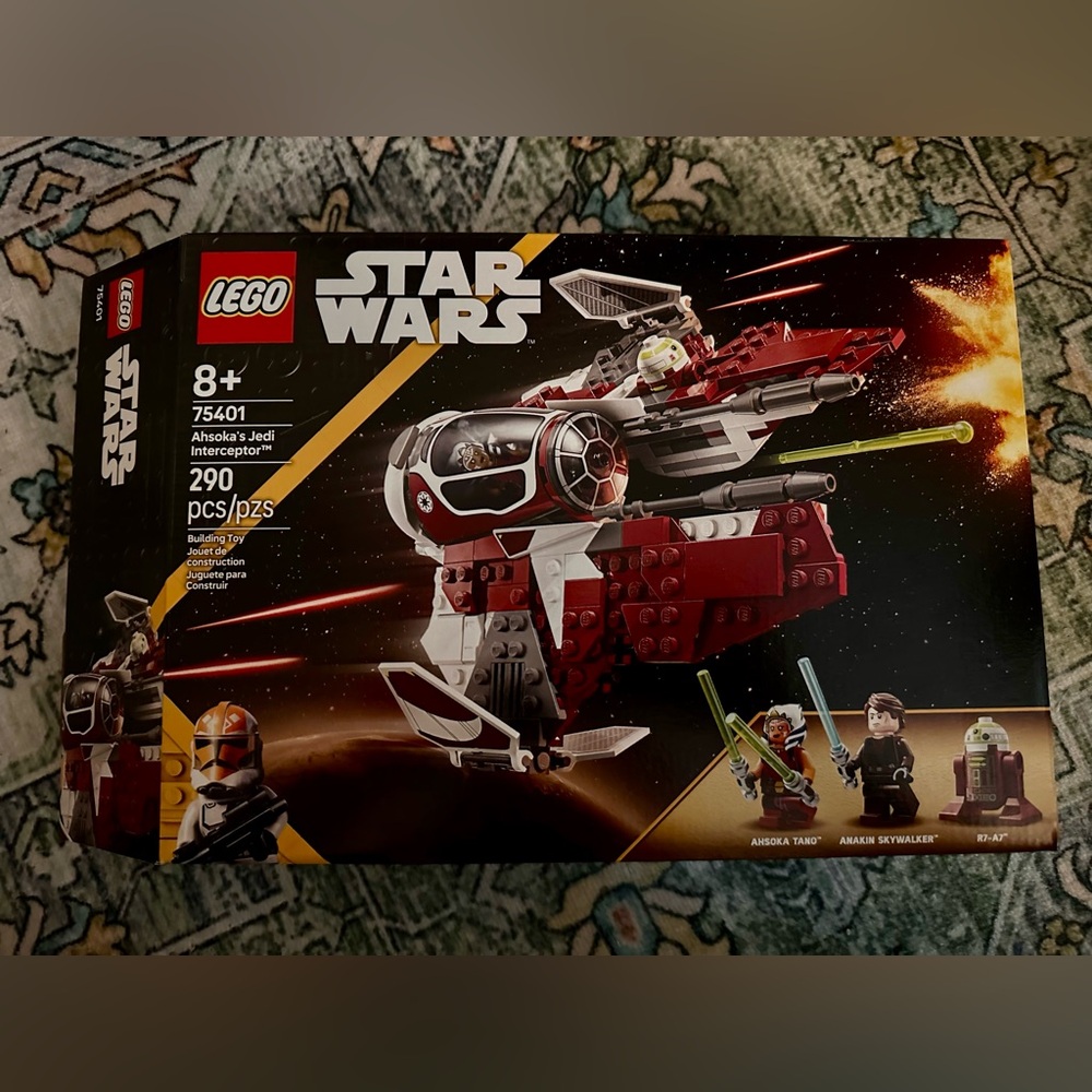 EMPTY LEGO Box Ahsoka Jedi Interceptor